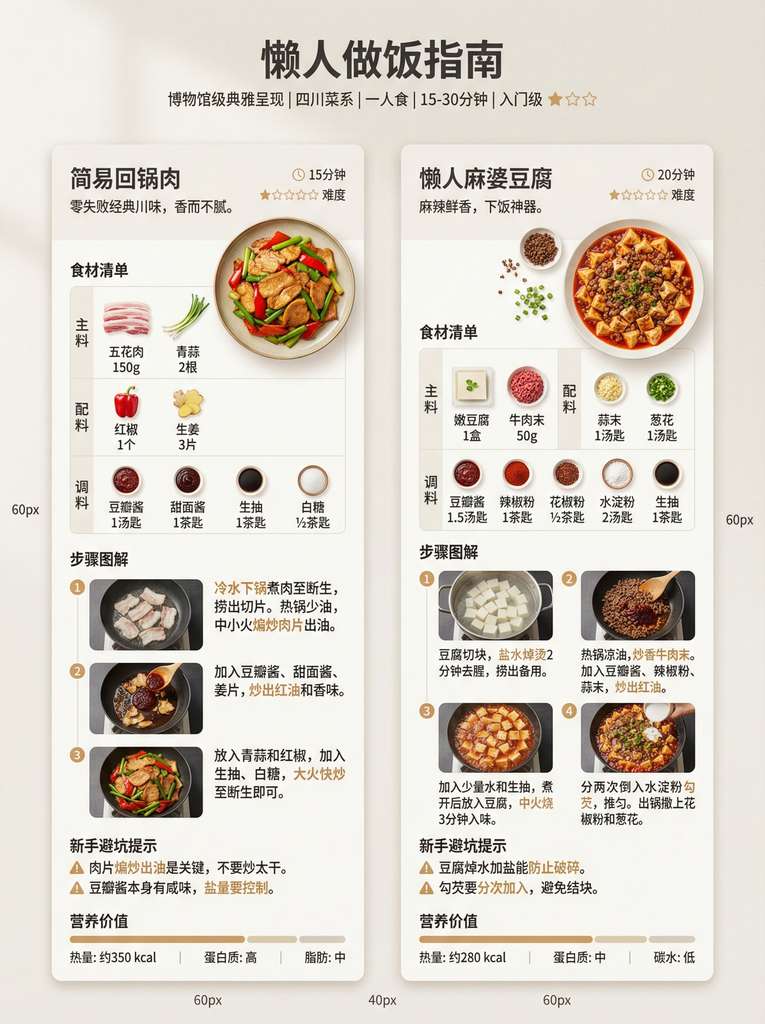懒人做饭指南：精选小炒，新手15分钟上手