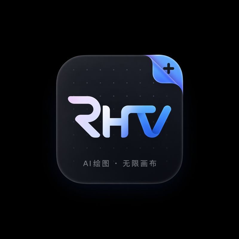 RH TV AI绘图应用图标设计