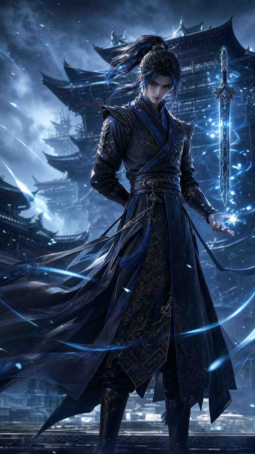 冷峻桀骜古风少年
