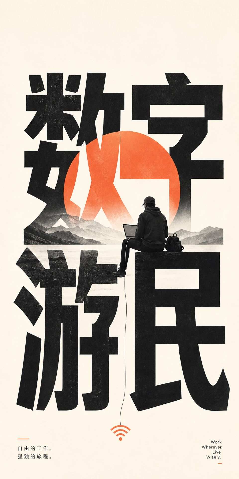 极简文字主题海报设计