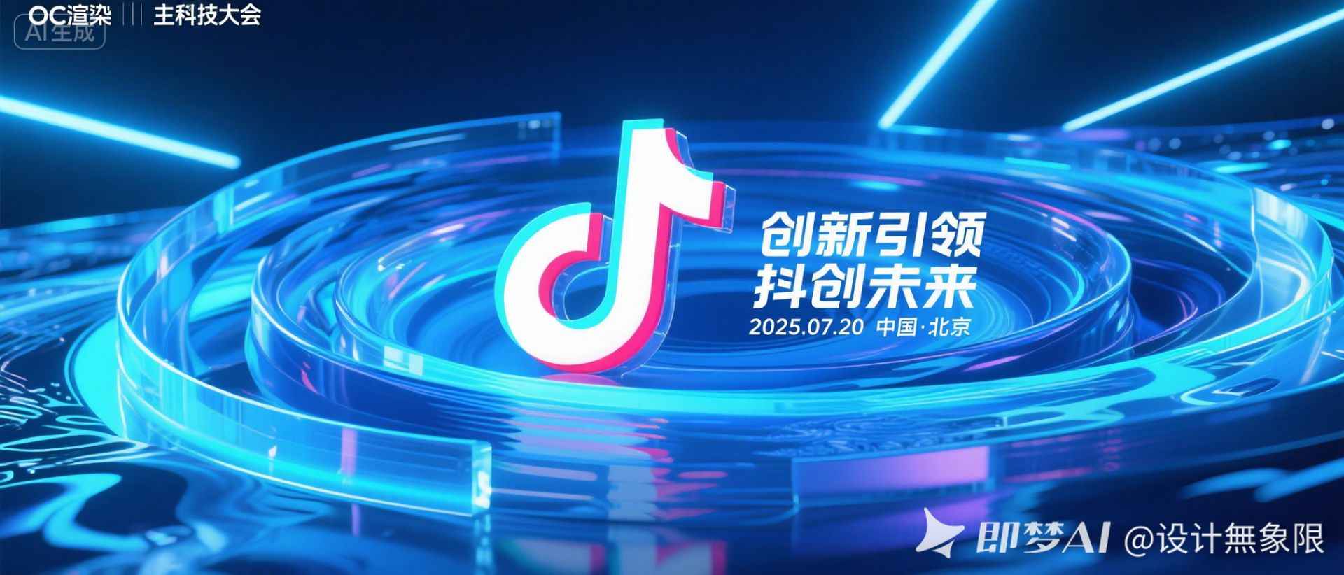 抖音科技创新大会视觉设计