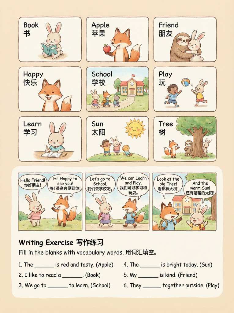 幼儿识字绘本