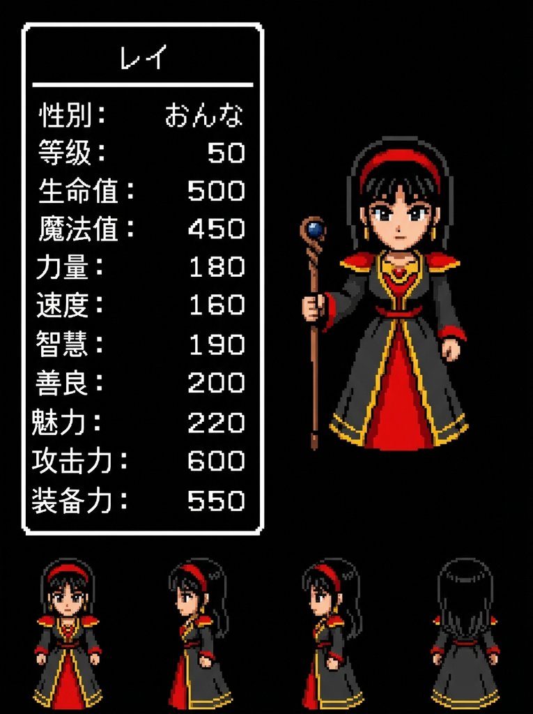 复古RPG角色设计