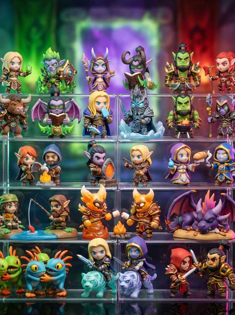 魔兽世界3d手办摆件