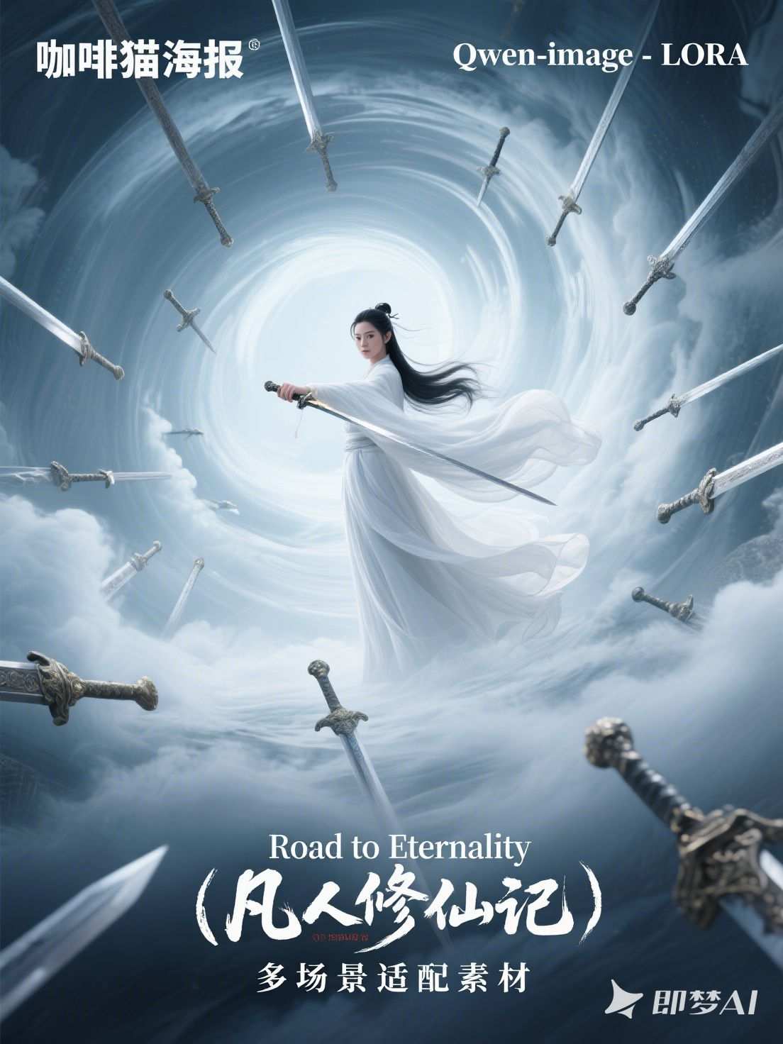 东方玄幻武侠修仙海报