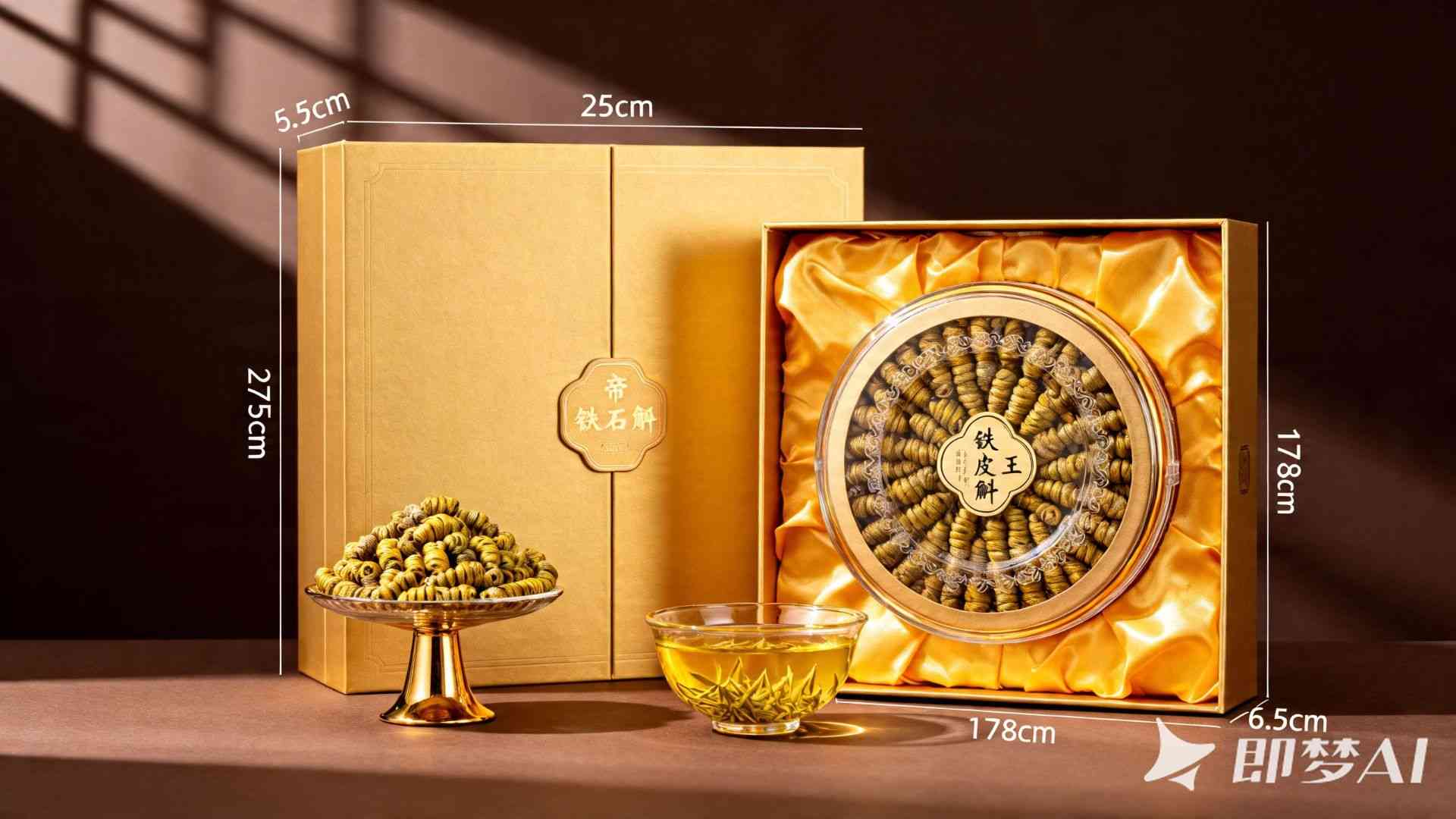 奢华铁皮石斛礼盒展示