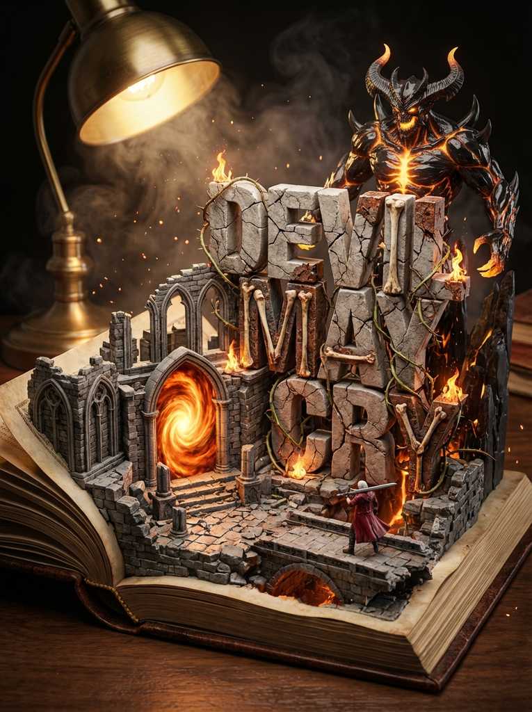 恶魔猎人：火焰之书中的微型史诗战斗