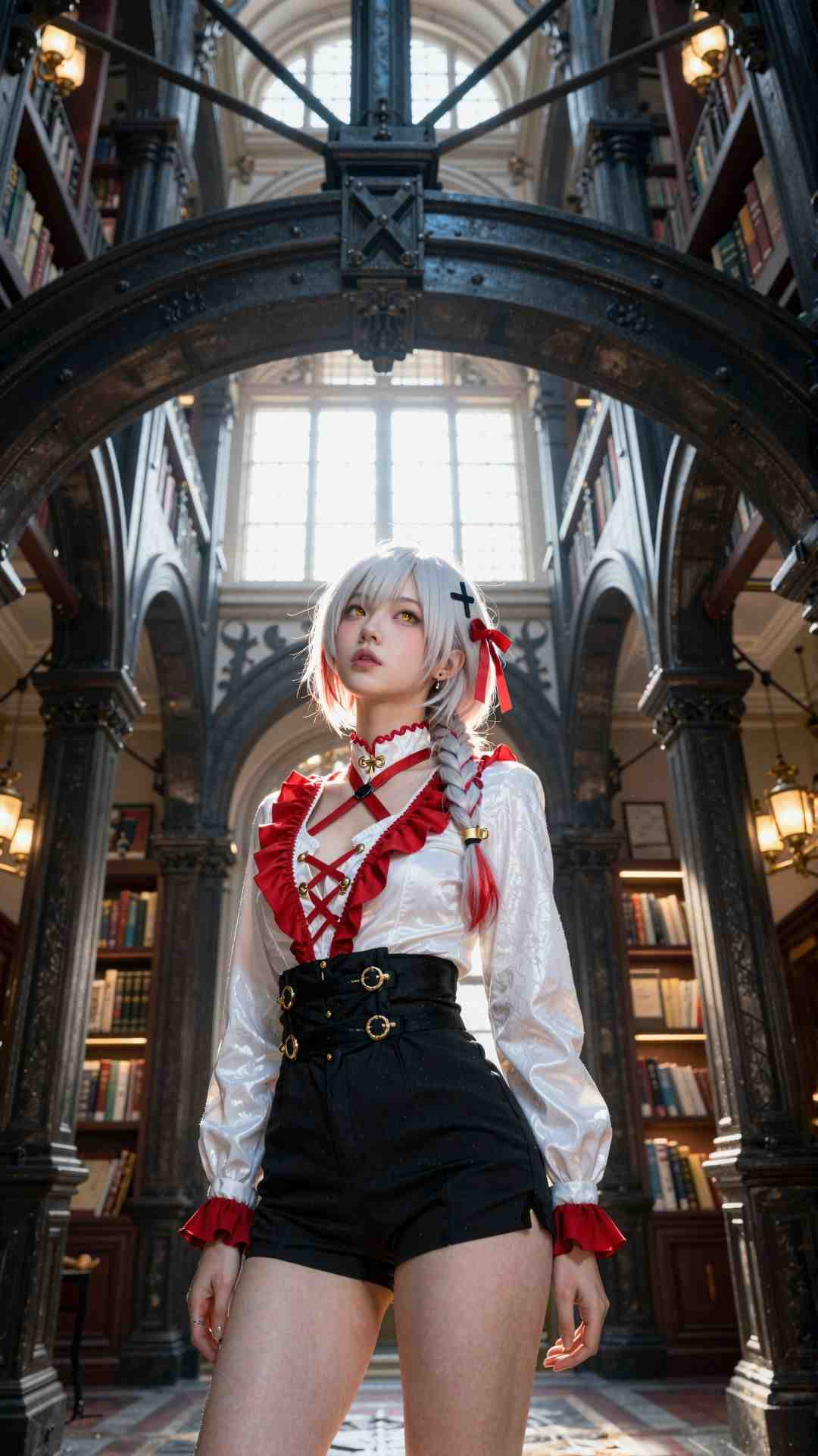 图书馆的红发女孩