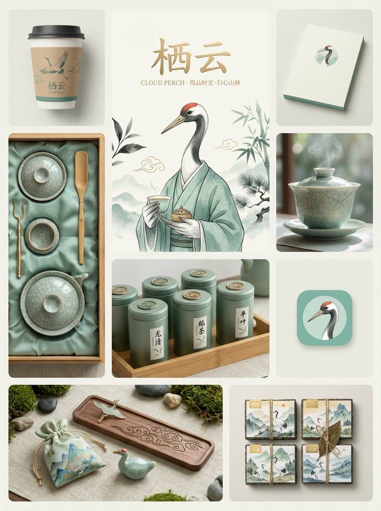 新中式禅意茶品牌VI设计系统