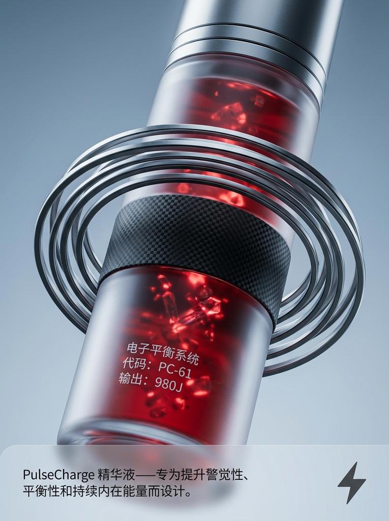 PulseCharge精华液：未来生物科技能量瓶