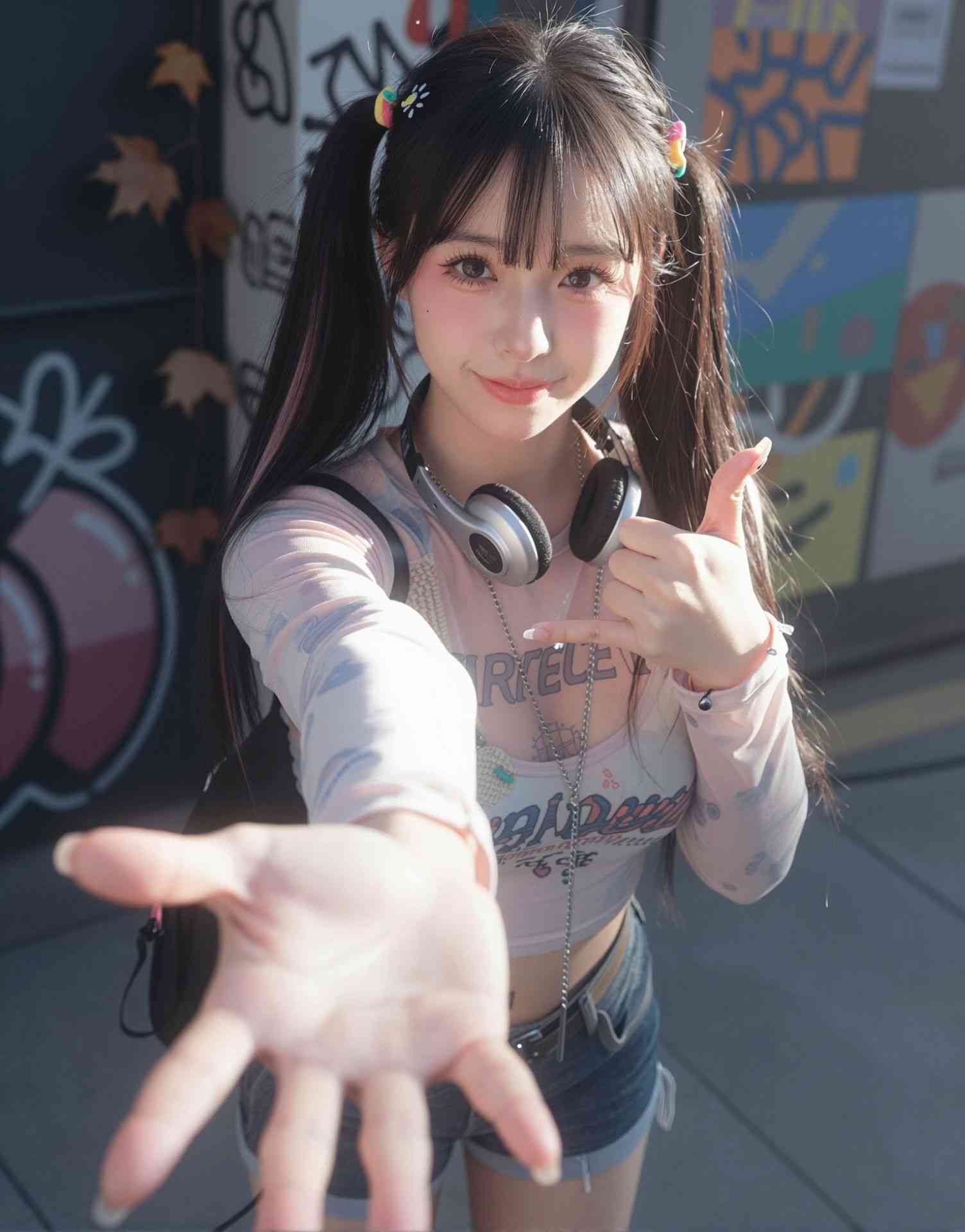 耳机女
