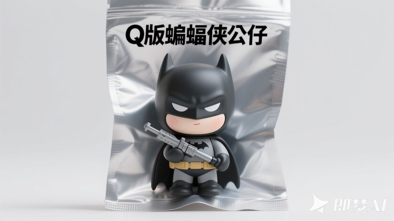 Q版蝙蝠侠公仔包装展示