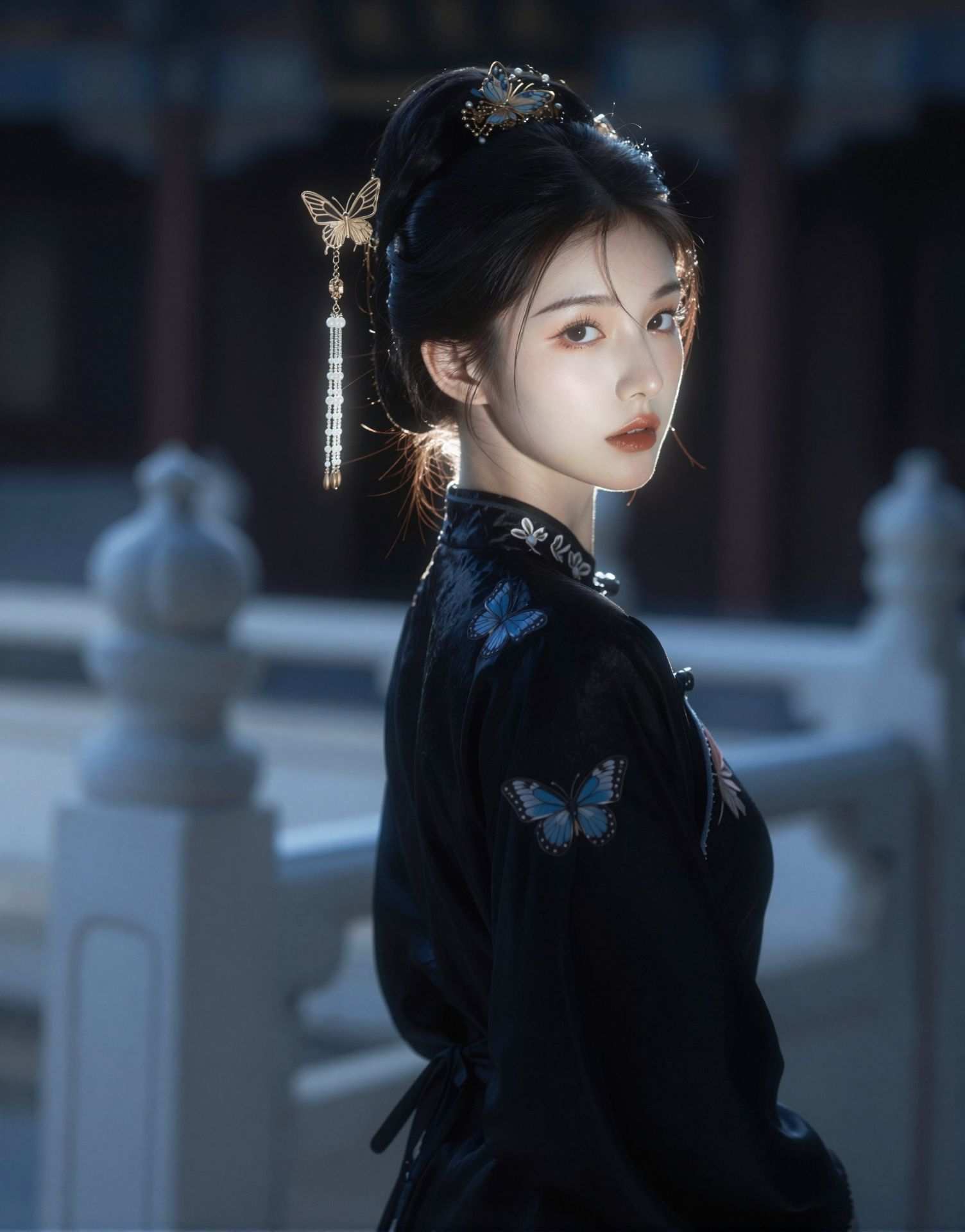 黑衣气质