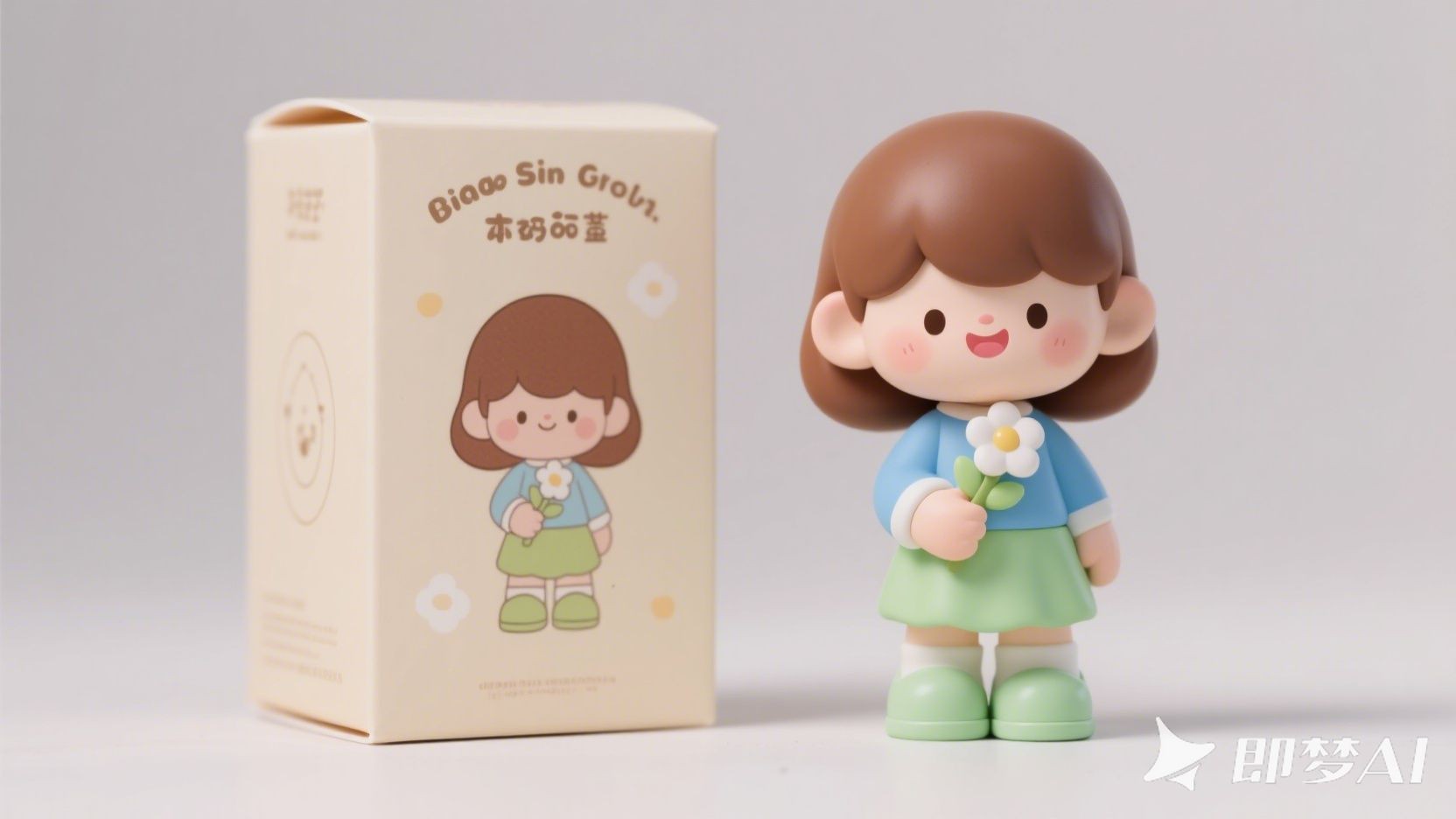 可爱的卡通女孩玩偶展示图