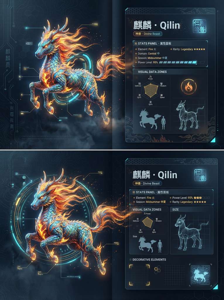 青龙数字神兽百科：赛博水墨全息图鉴