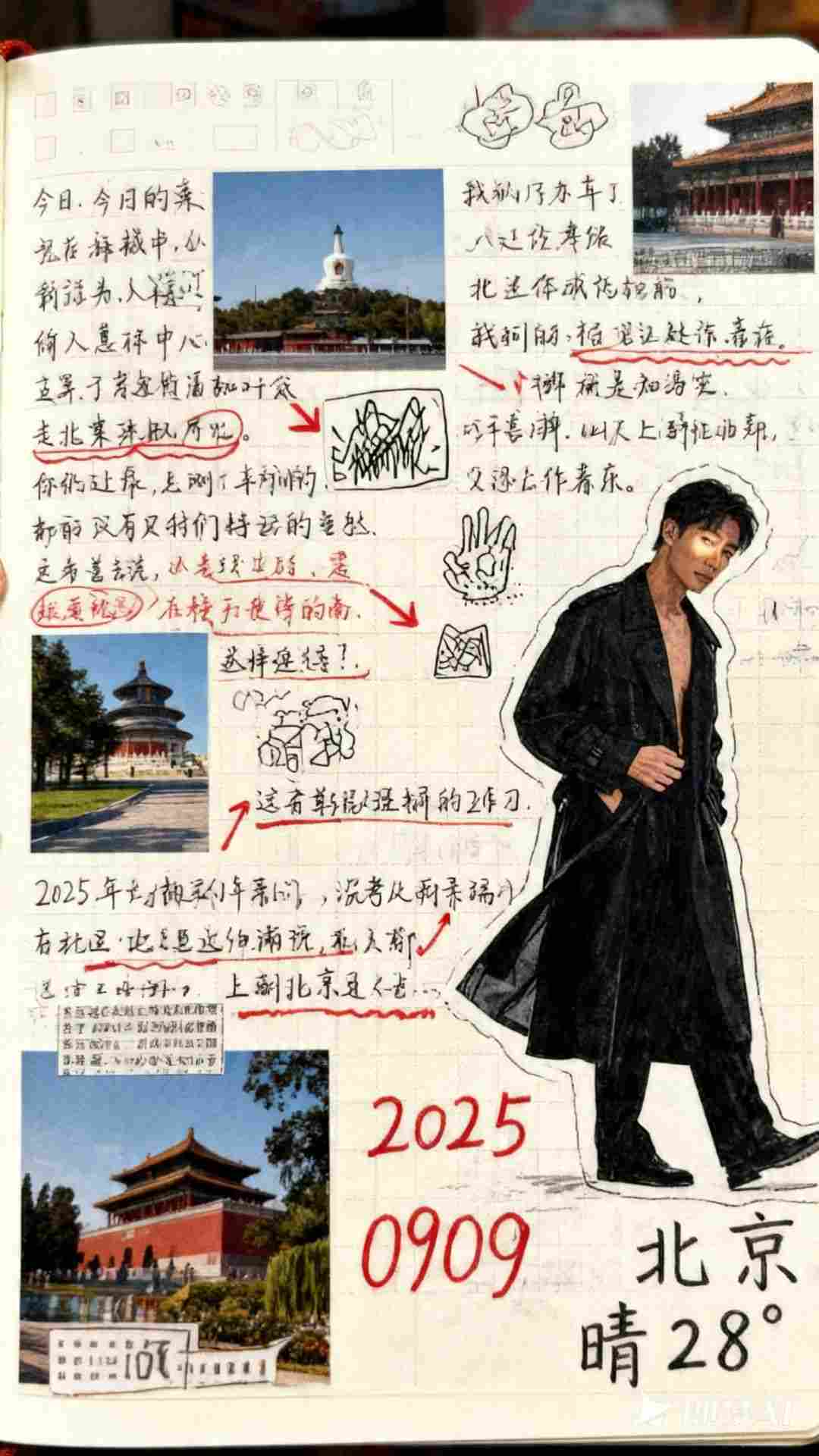 根据上传照片生成日记图片