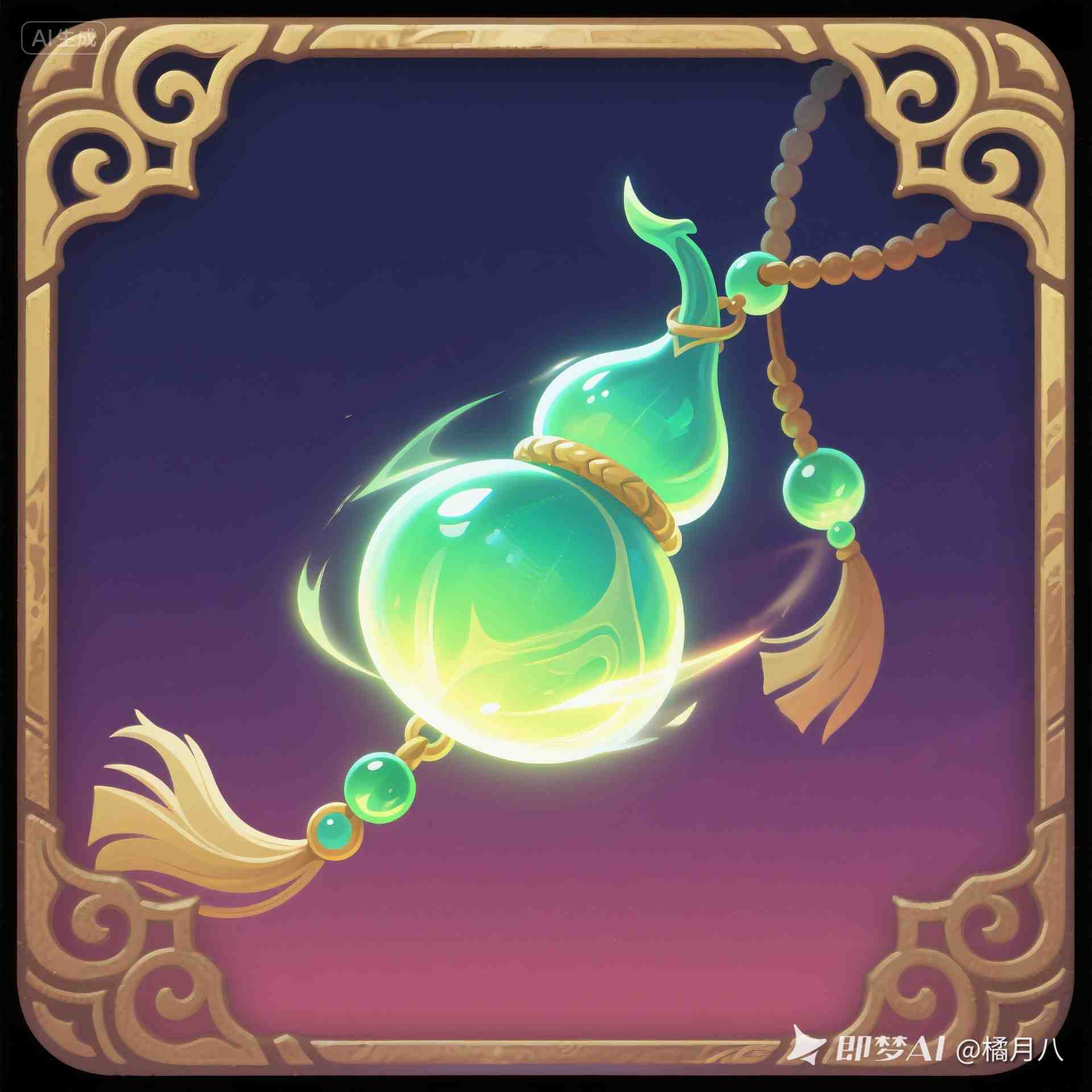游戏图标-绿色葫芦