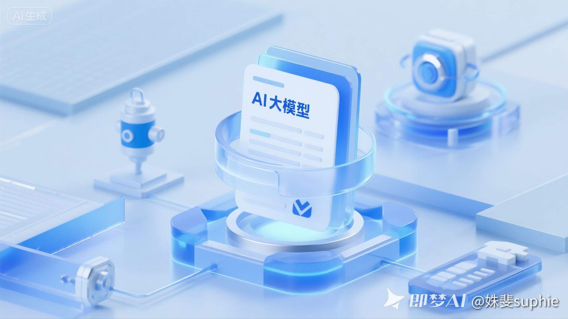 AI生成应急装置3D图标