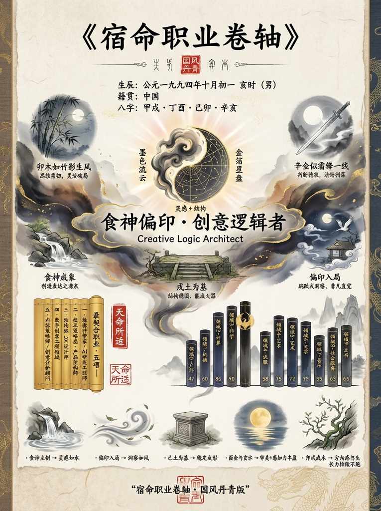 国风丹青·宿命职业卷轴