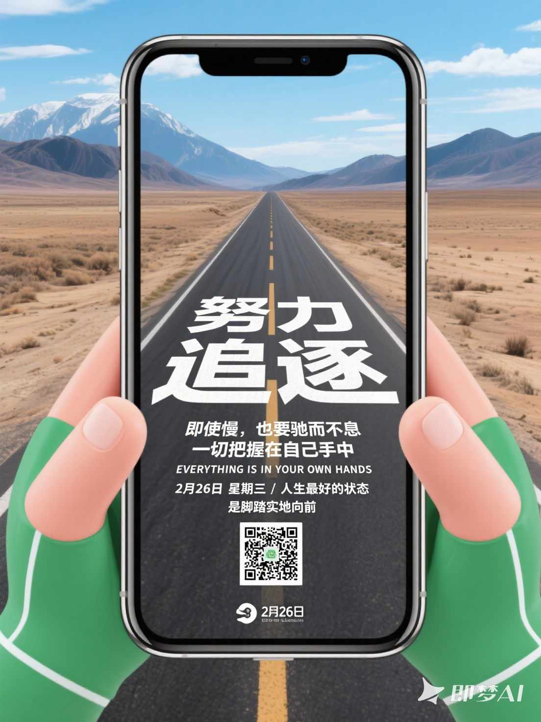 励志海报
