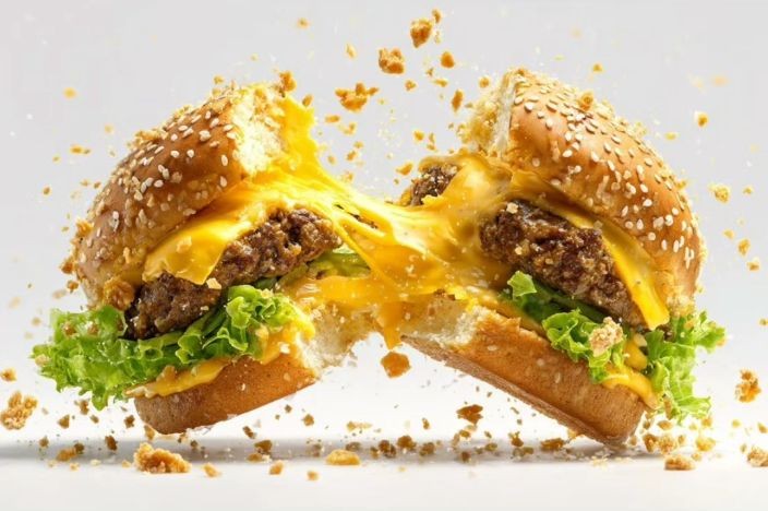 电商食物爆炸瞬间动态摄影