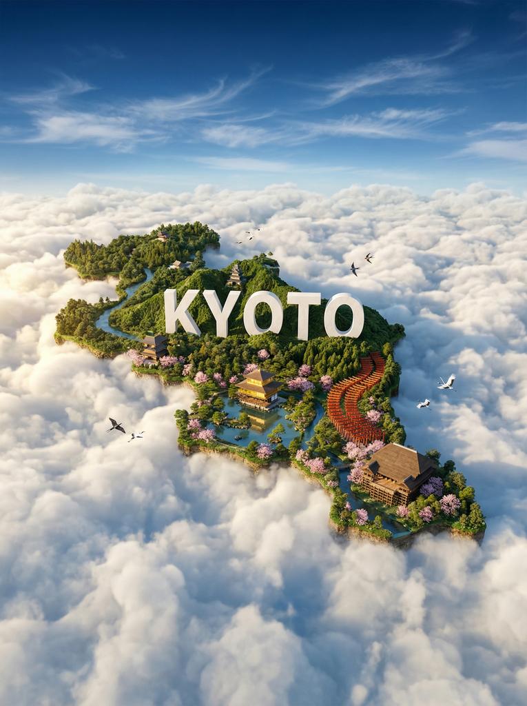 漂浮的3D国家/城市