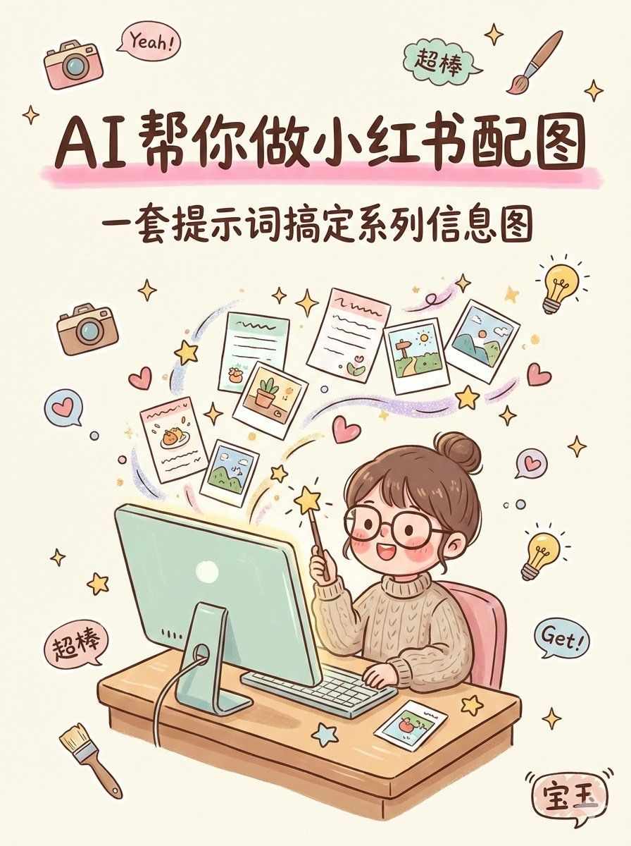 小红书信息图制作指南：从1到10张图的拆解逻辑